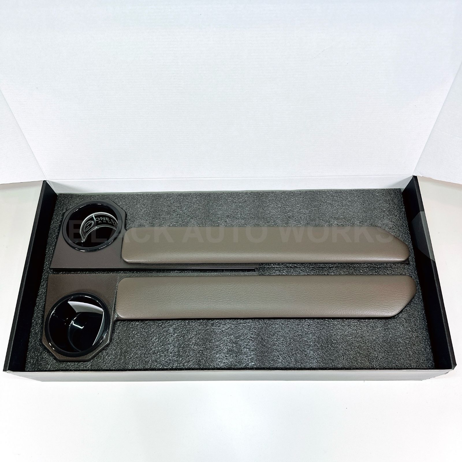 リア】ランクル70 ワンストーン アームレスト ブラウン ONESTONE