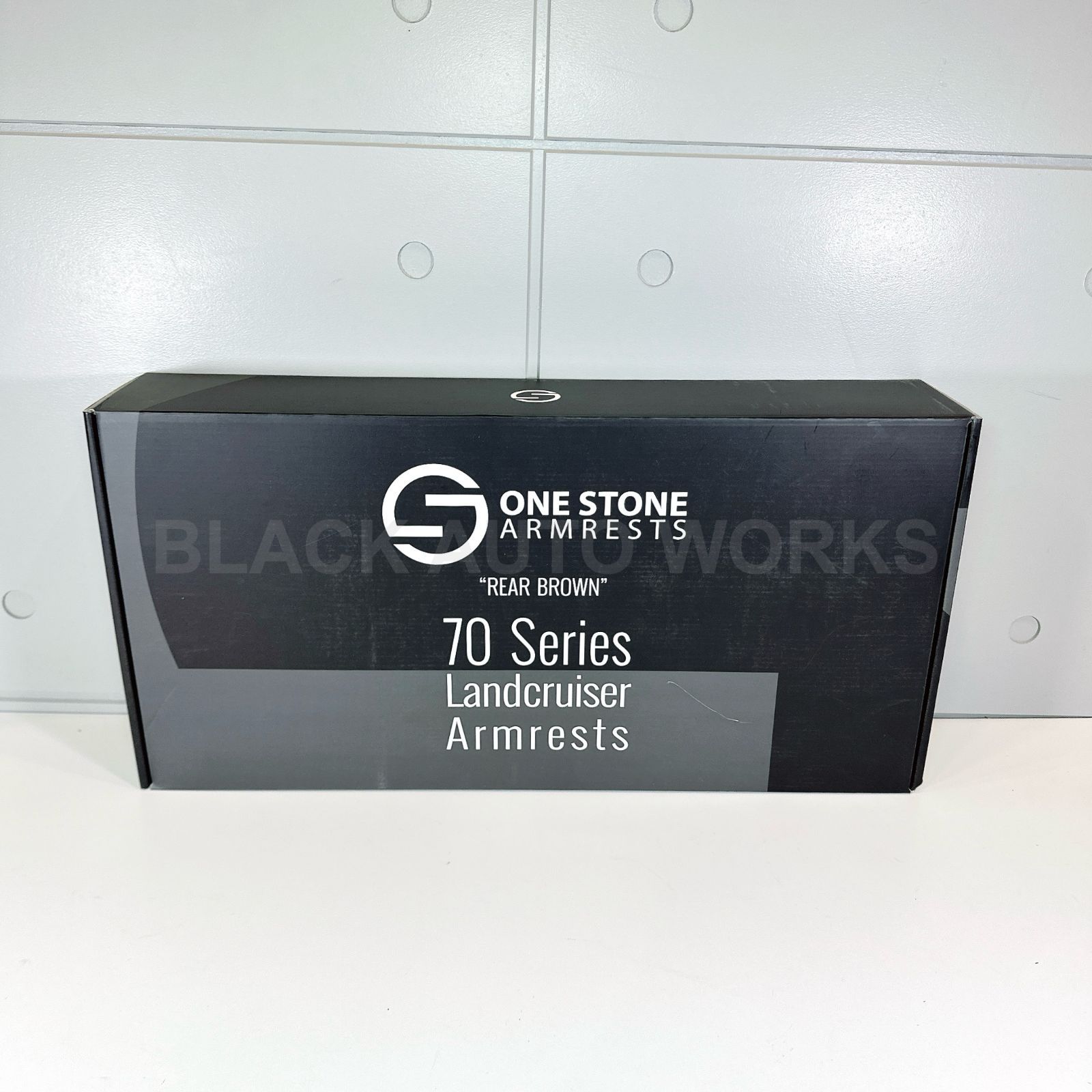 リア】ランクル70 ワンストーン アームレスト ブラウン ONESTONE