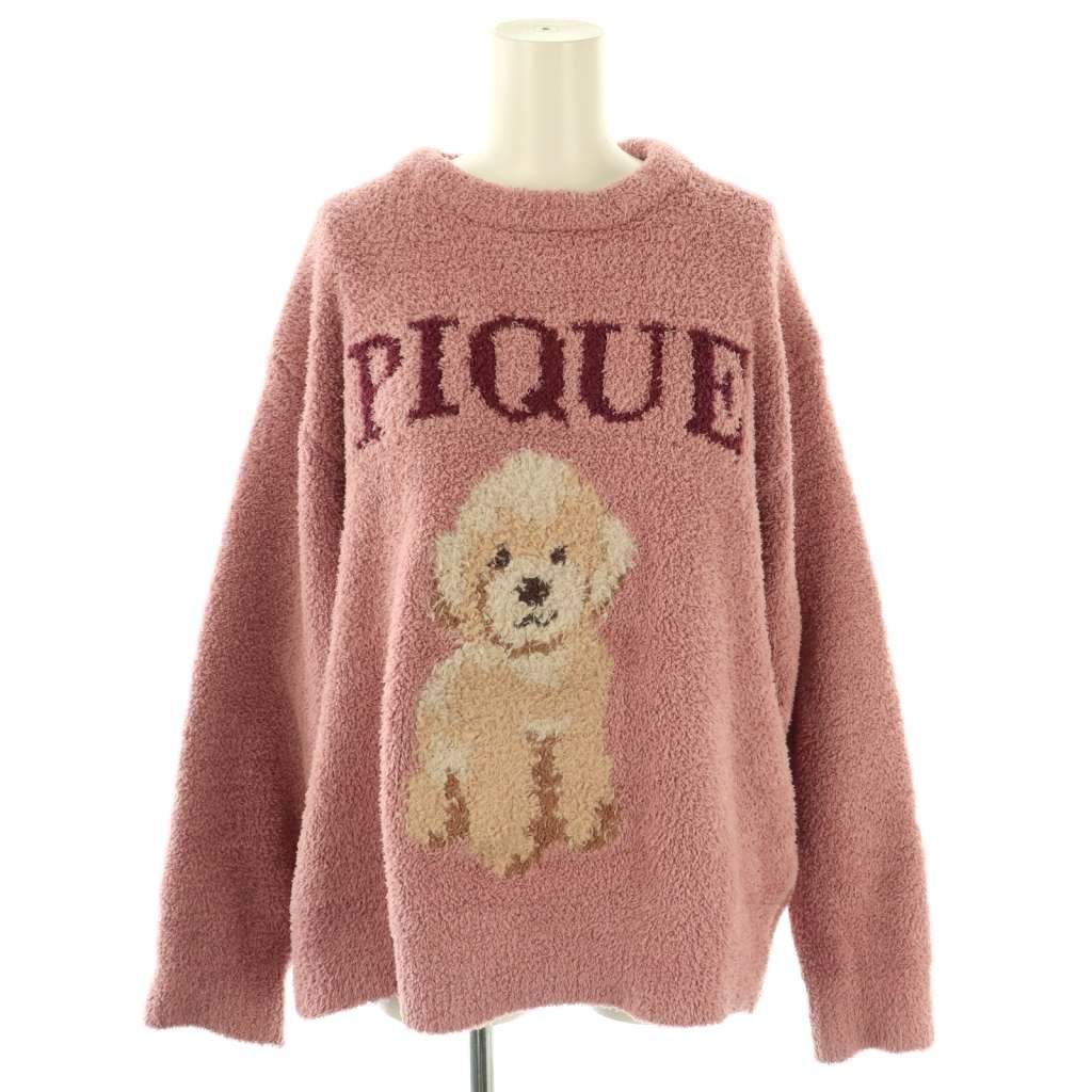 ジェラートピケ gelato pique トイプードルJQDプルオーバー ニット