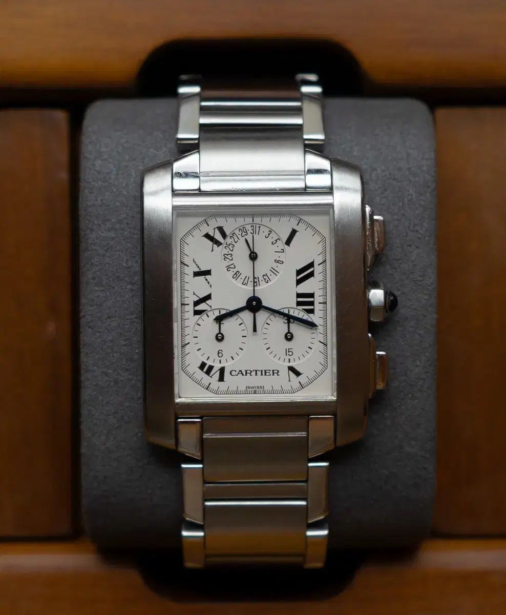 カルティエ タンク フランセーズ XL クロノグラフ ウォッチ - メルカリ