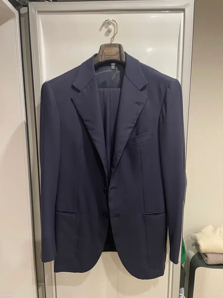 サルトリア ナポレターナ イン ソウル H-S クリスペア ダークネイビー スーツ 50