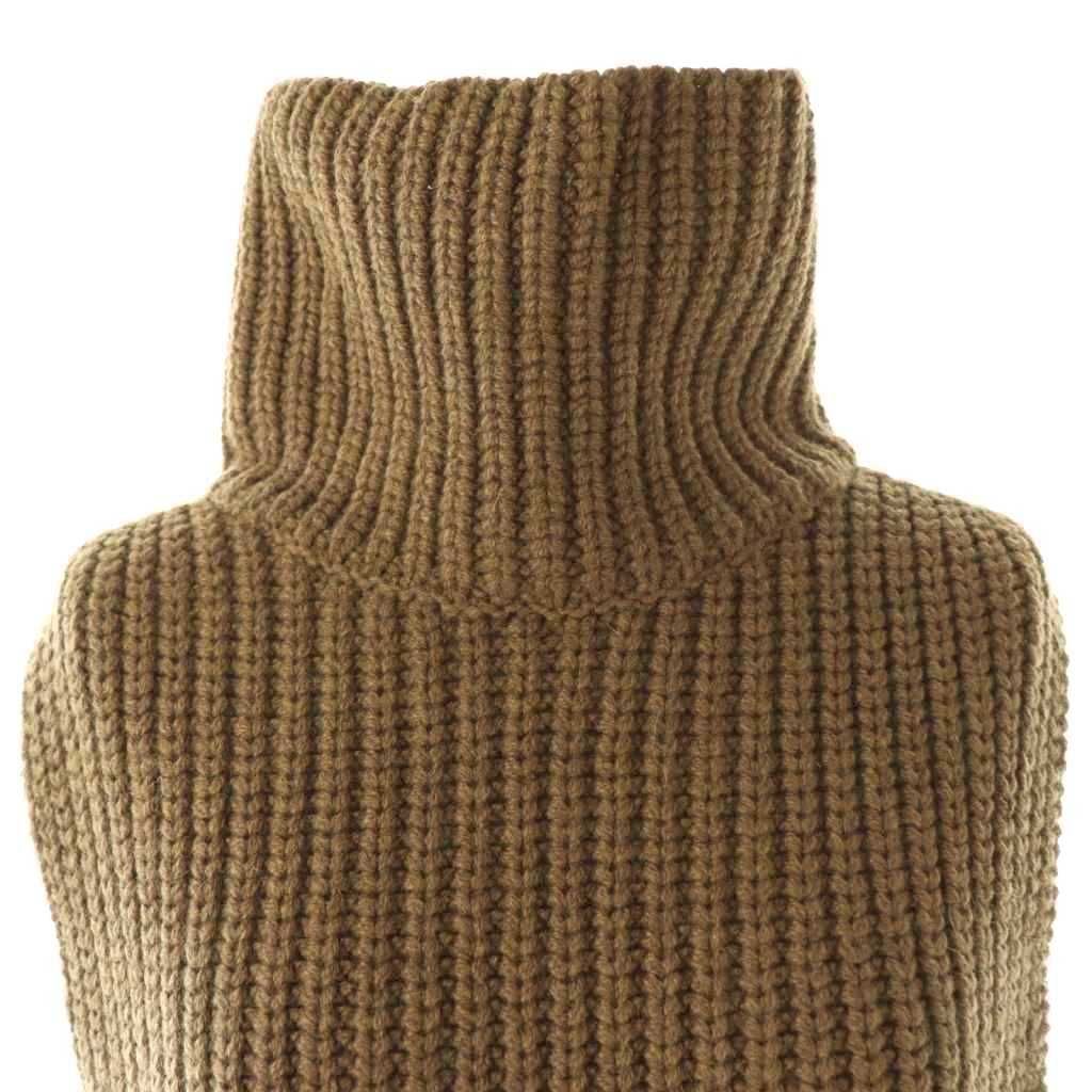 ハイク HYKE RIBBED TURTLENECK SWEATER CAPE ニット ベスト ウール