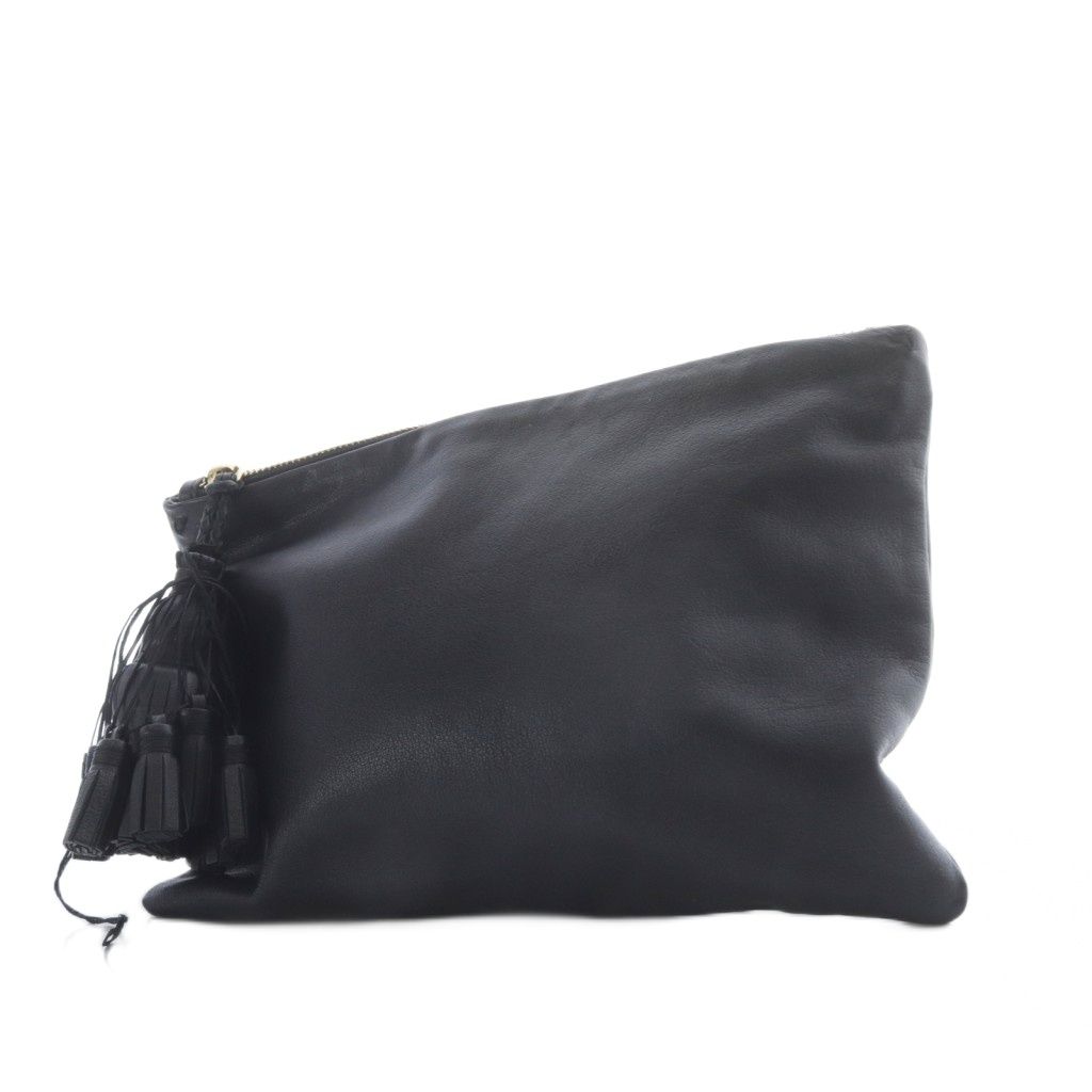 未使用品！☆ANYA HINDMARCH クラッチバッグ☆タッセル付き アニヤハインドマーチ ANYA HINDMARCH ジョージアナ Georgiana