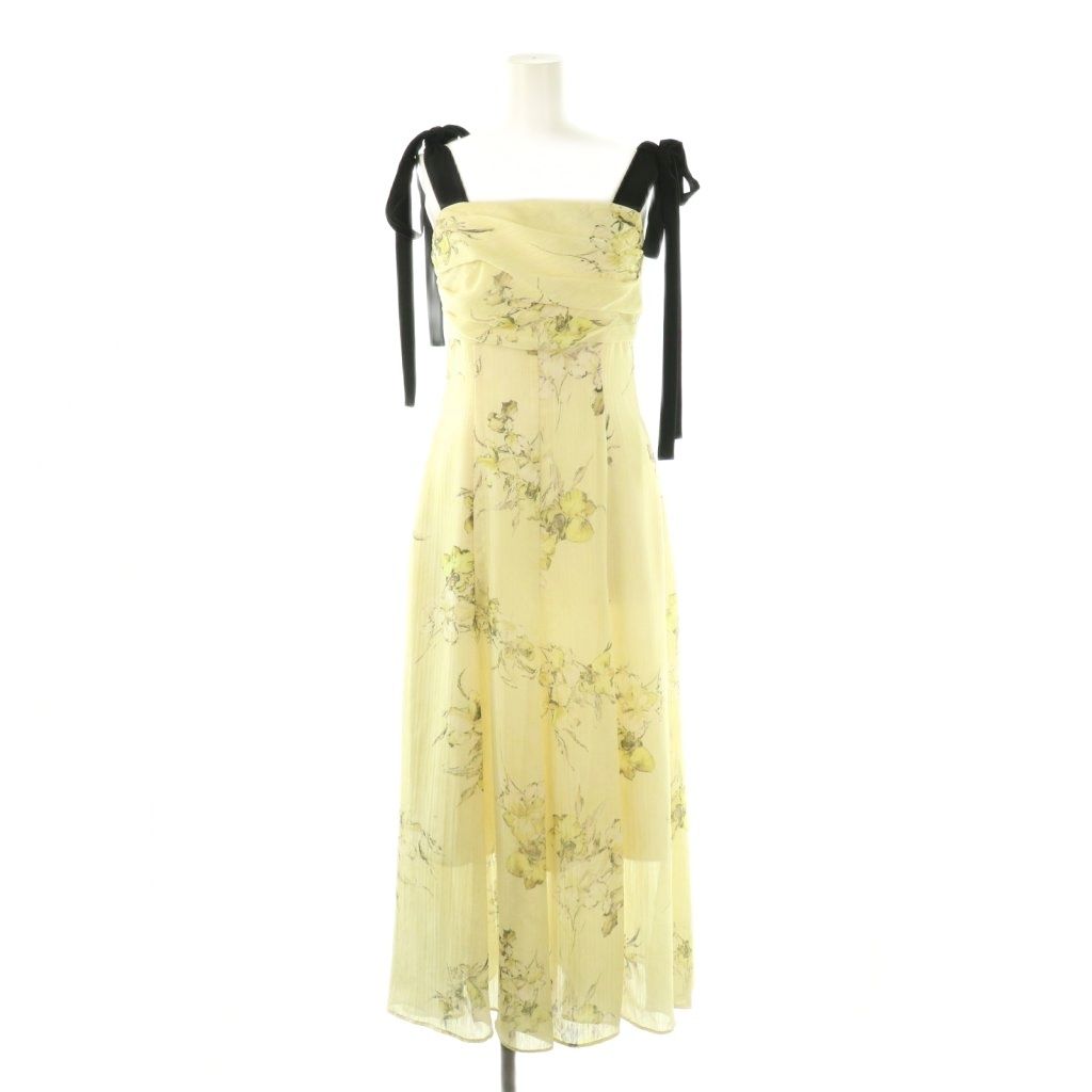 フレイアイディー FRAY I.D 25SS ドレスショルダーリボンフラワー