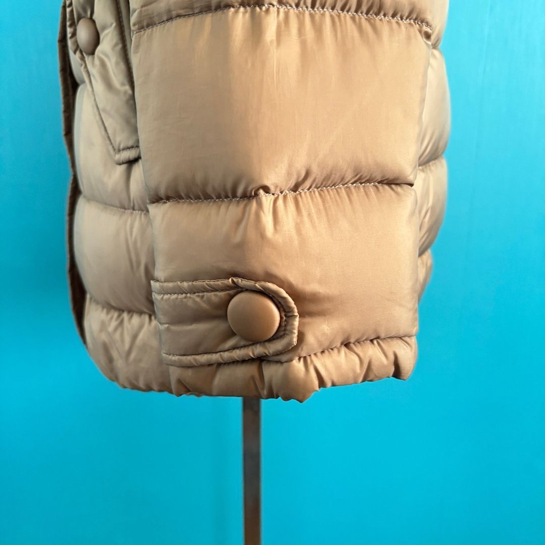 西川ダウン ナノユニバース ラクーンファー ダウンコート サイズ36