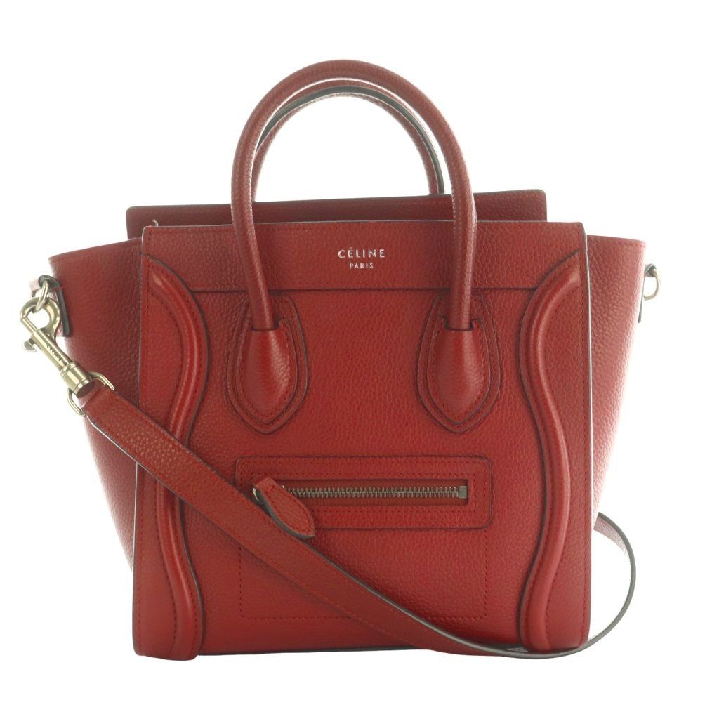 セリーヌ CELINE ラゲージ ナノショッパー バッグ ハンド ショルダー