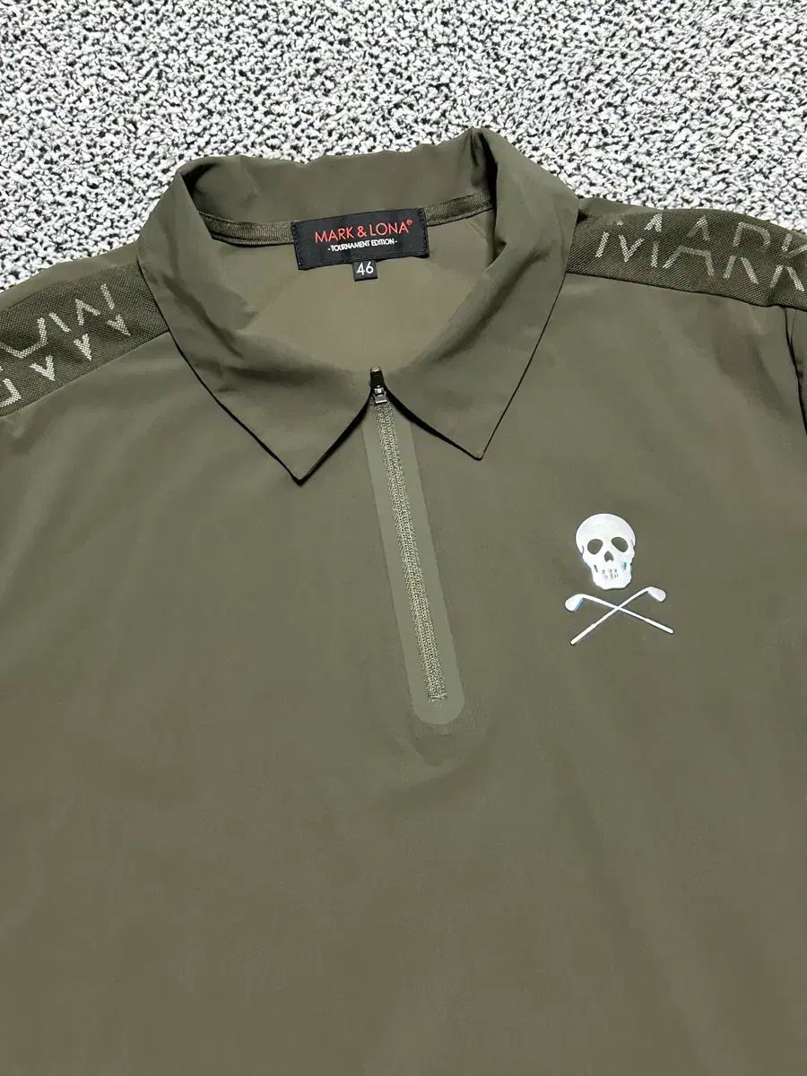 MARK - LONA マークアンドロナ メンズ95 23年式 最新バージョン ゴルフ カーキ 半袖