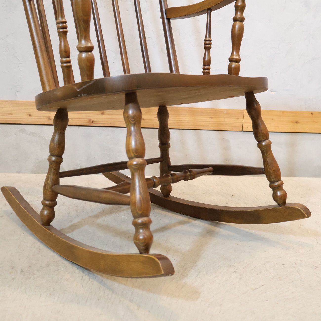 KASHIWA 柏木工 ロッキングチェア 飛騨家具 アンティーク調 揺り椅子