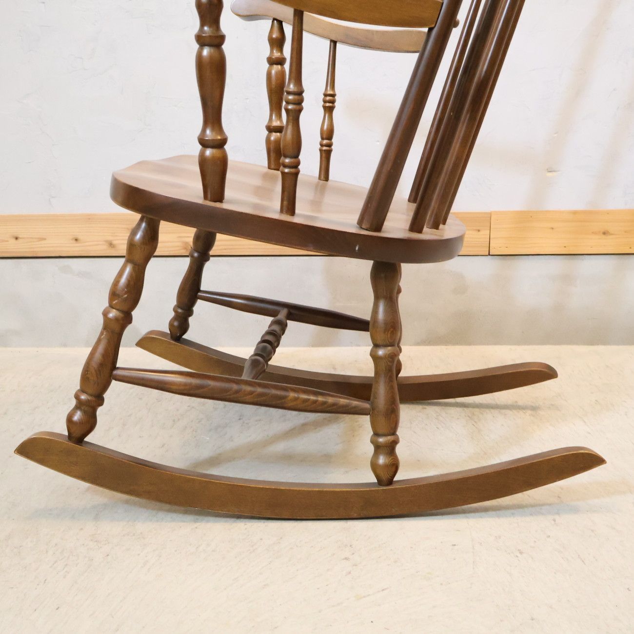 KASHIWA 柏木工 ロッキングチェア 飛騨家具 アンティーク調 揺り椅子