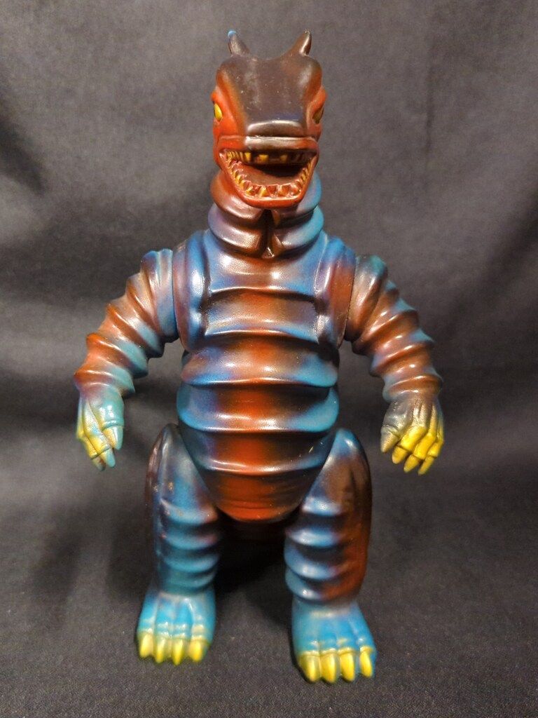 オレンジ VIN STDソフビ グラニア 青成型 紫茶金 230 mm