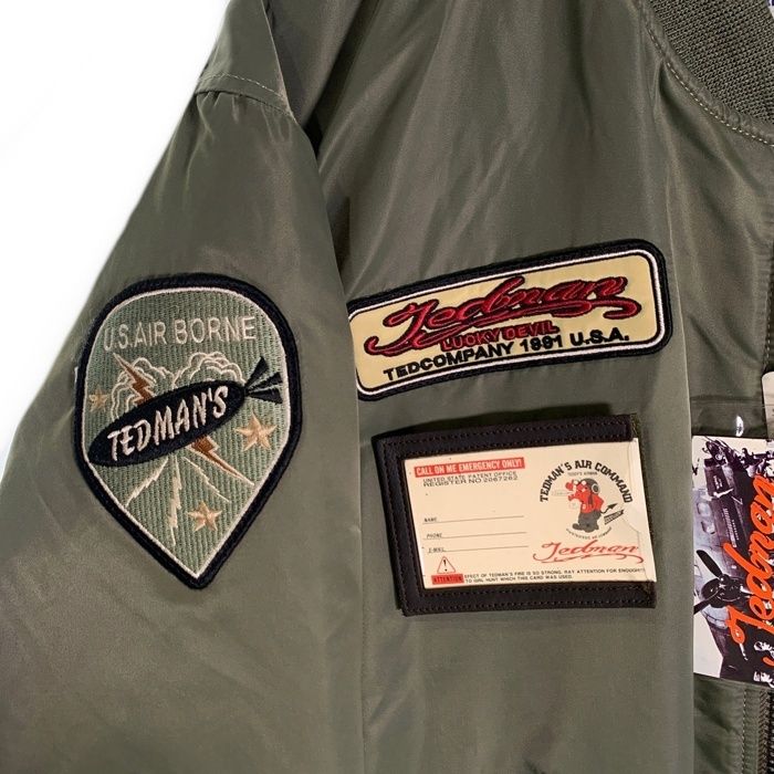 TED COMPANY テッドカンパニー MA-1 フライトジャケット ワッペン