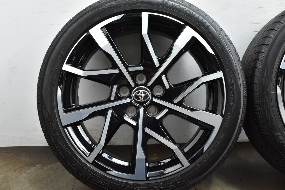  使用僅か トヨタ 60 プリウス Zグレード 19 in 6 5 J 40 PCD 114 3 ヨコハマ ブルーアースGT 195 50 R 4本セット 交換用 車検用 19インチ タイヤ ホイールセット