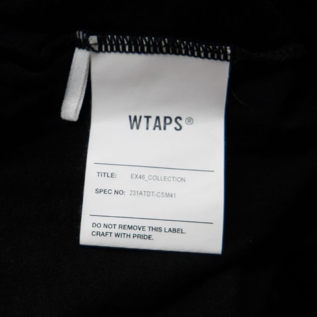 WTAPS 23SS SAC 02/SS/COTTON CREVASSE BLACK サイズ3 231ATDT-CSM41
