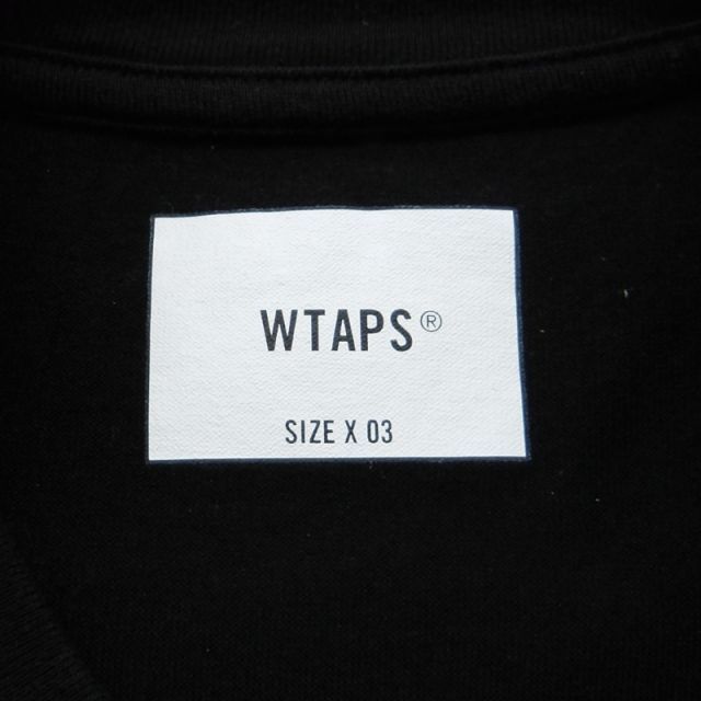 WTAPS 23SS SAC 02/SS/COTTON CREVASSE BLACK サイズ3 231ATDT-CSM41