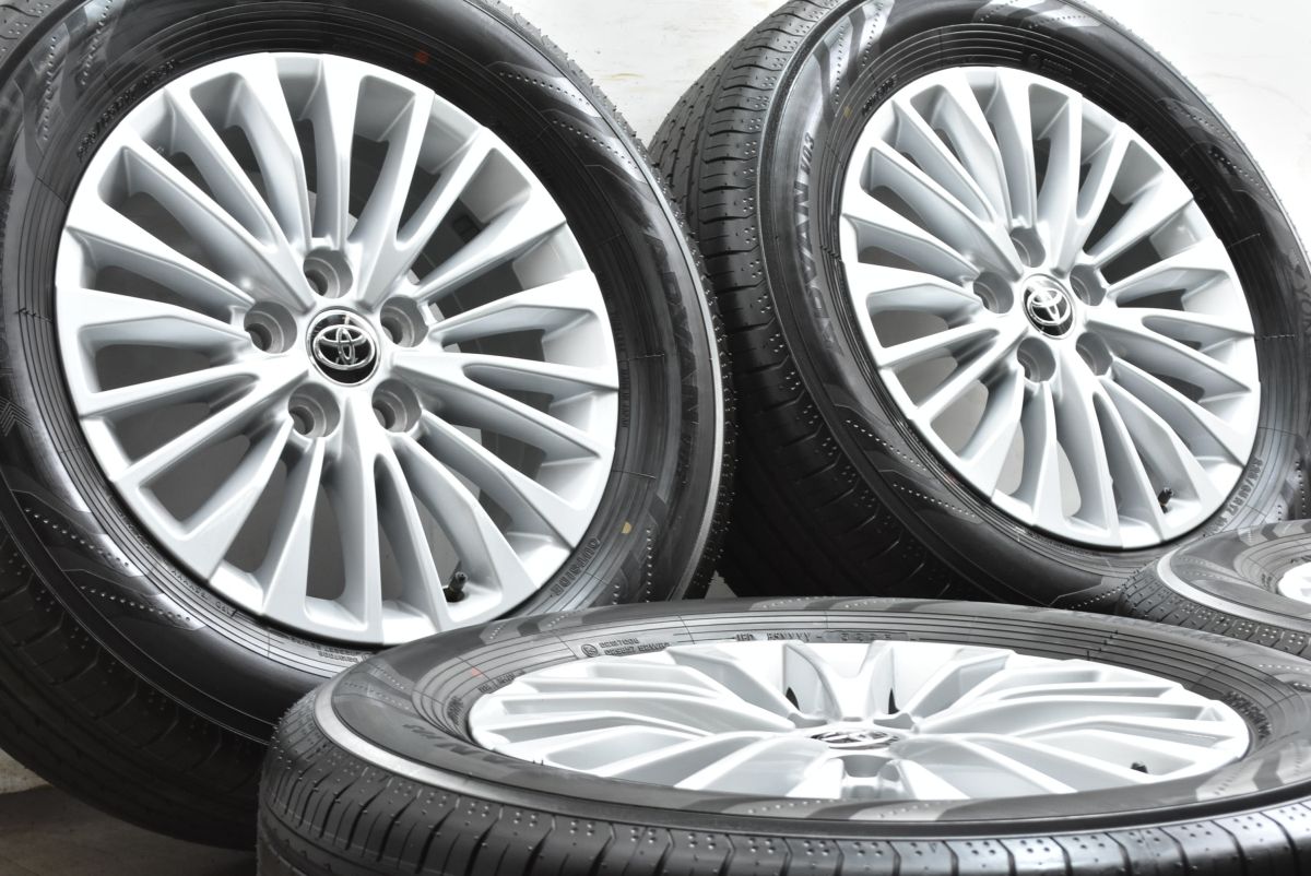 新車外し トヨタ 40 アルファード X 17 in 6 5 J PCD 120 ヨコハマ ADVAN V 03 225 65 R ヴェルファイア 4本セット 納車外し