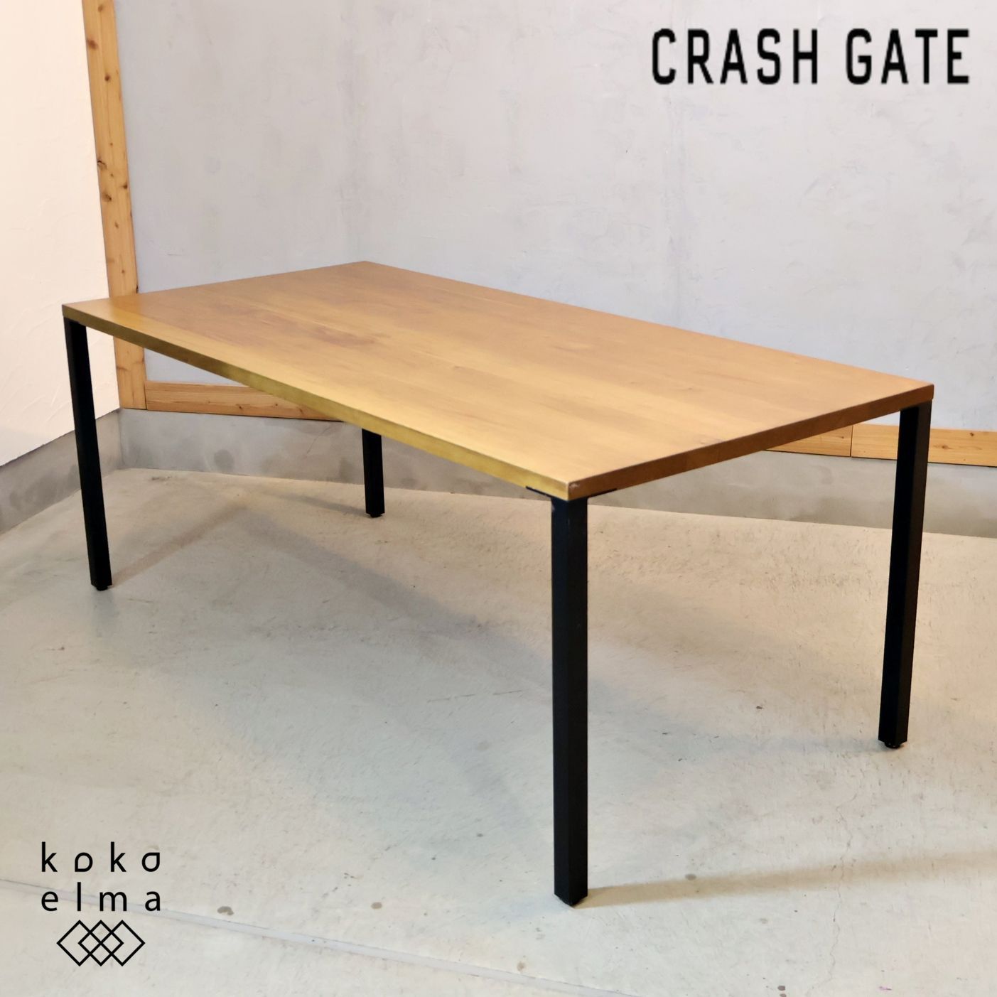 CRASH GATE クラッシュゲート SINK シンク オーク無垢材 ダイニングテーブル インダストリアル ブルックリンスタイル 系 男前
