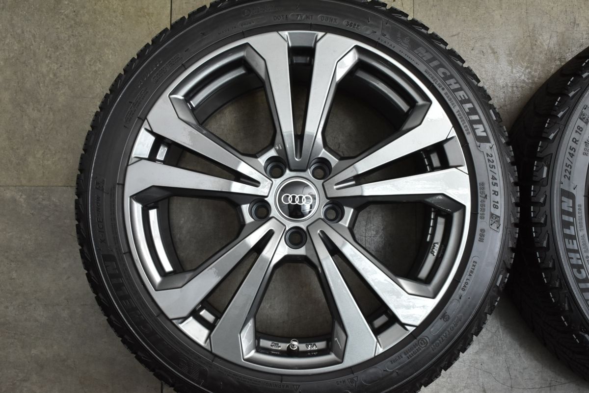  超バリ溝 AdvanceLine アドバンスライン SV 1 18 in 8 J 40 PCD 112 ミシュラン X ICE SNOW 225 45 R アウディ V S 3 GS SQ 2 18インチ タイヤ ホイールセット