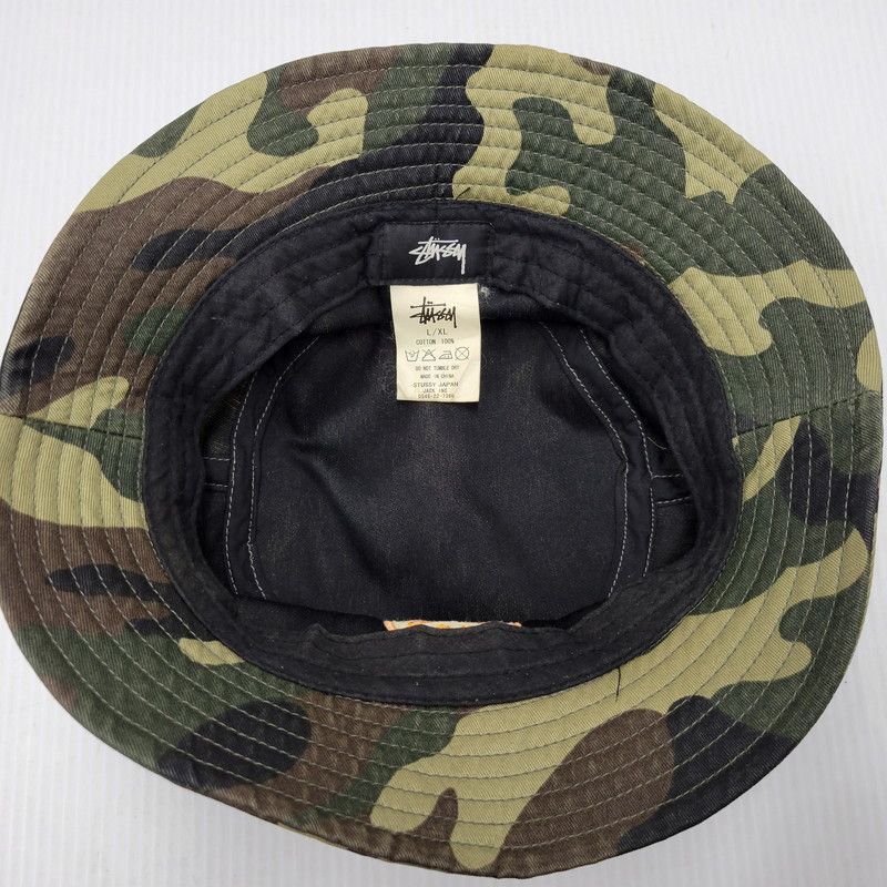 中古品】STUSSY ステューシー SS LINK BUCKET HAT CAMO SSリンク