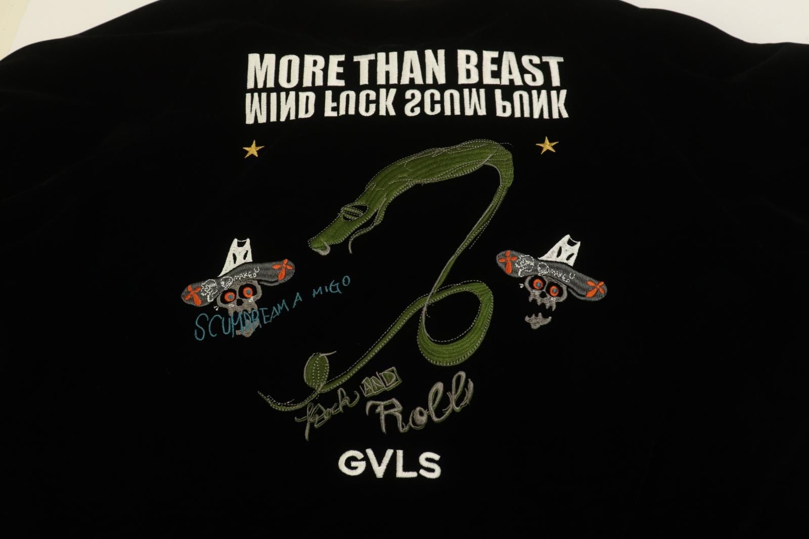 中古】 GAVIAL メンズジャケット XL velvet jacket GAVIAL XL 黒