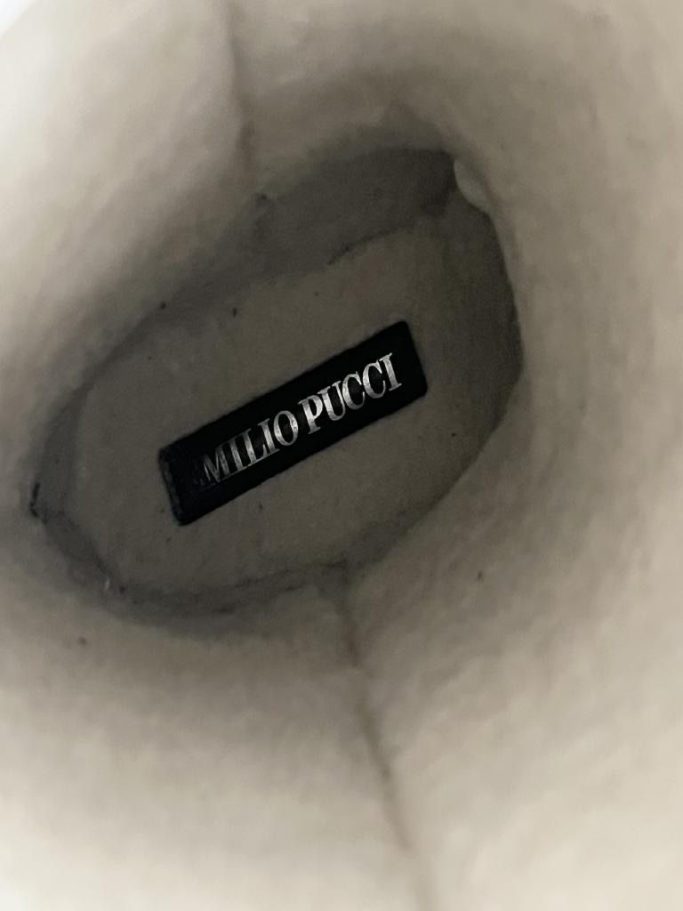 EMILIO PUCCI エミリオプッチ プッチ柄ムートンブーツ 36 秋冬