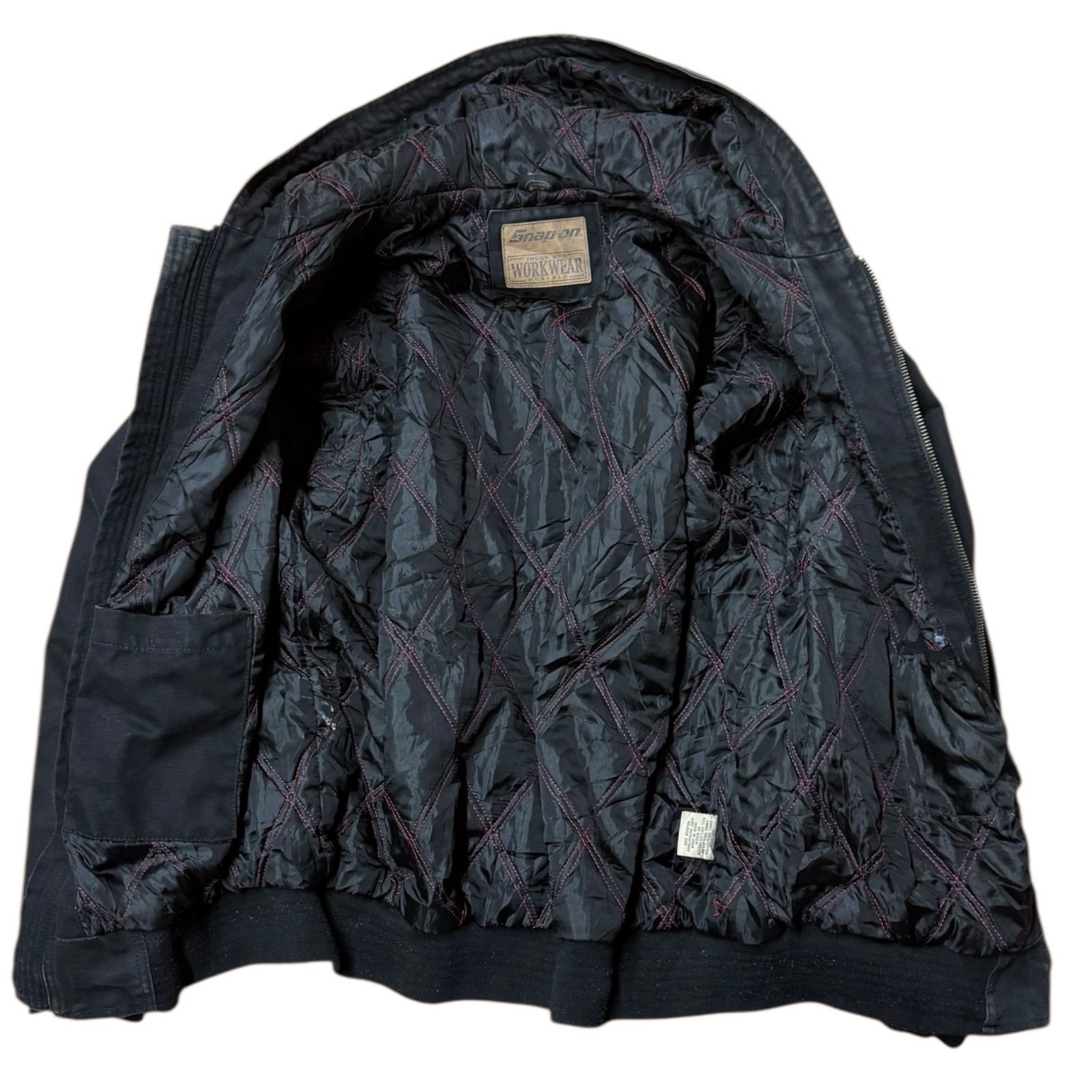 スナップオン ダックパーカー ダックジャケット ワークジャケット 黒