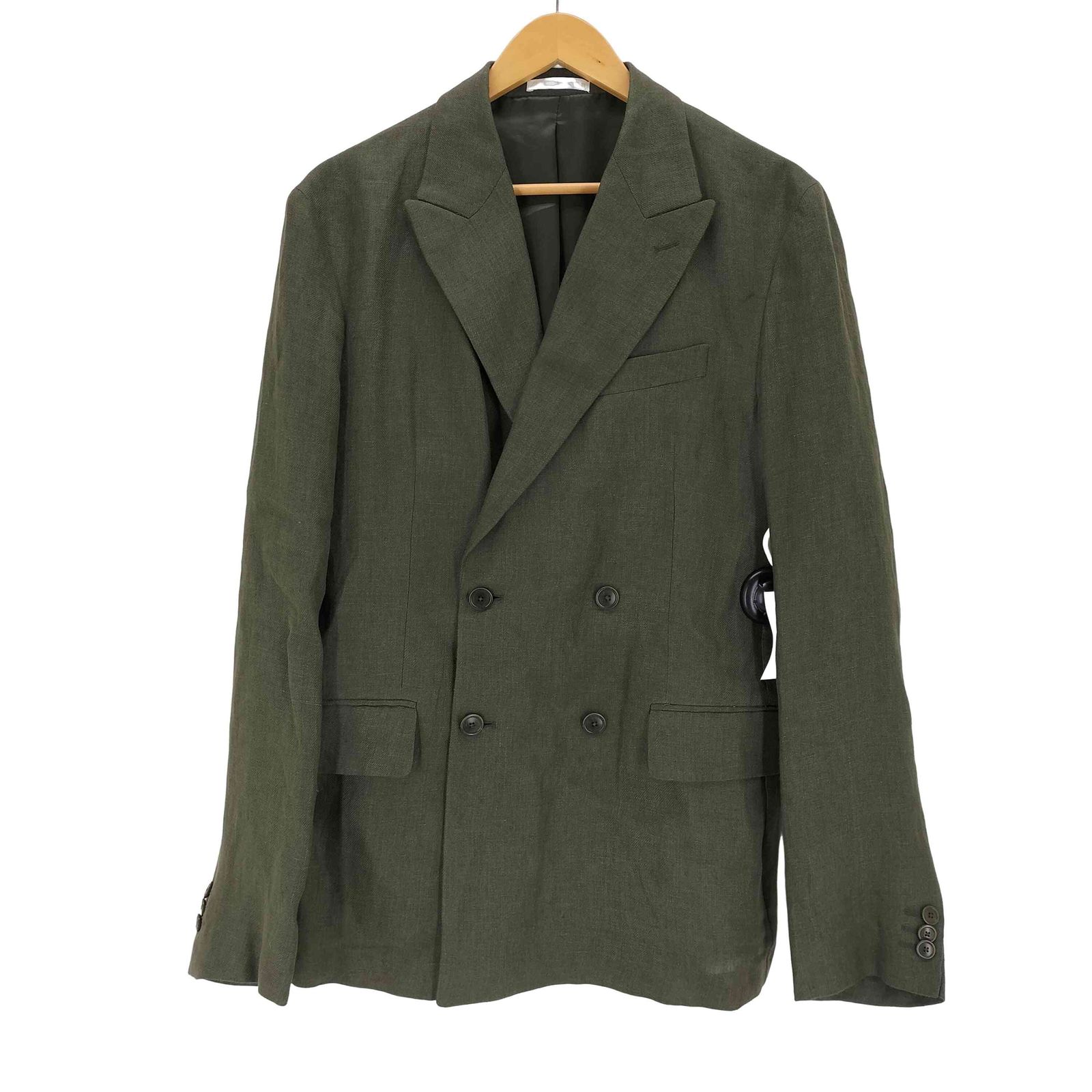 【新品】【完売品】ZARA ザラ リネン100% スーツ ブレザー テーラード ザラ ZARA 100％リネンスーツブレザー メンズ import：M - メルカリ