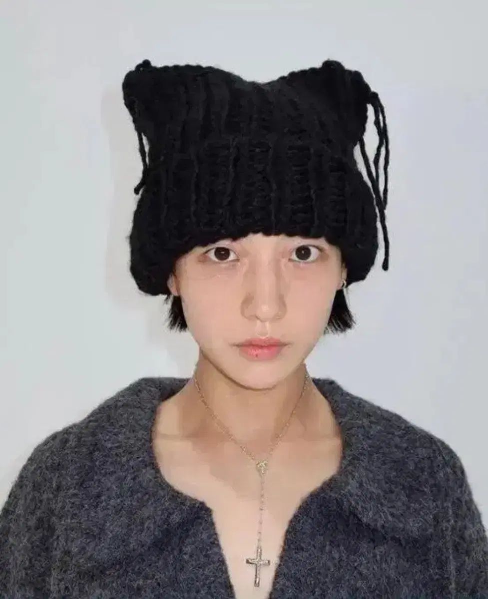 プリーズプロジェクト ニットビーニー ブラック 23 FWバージョン