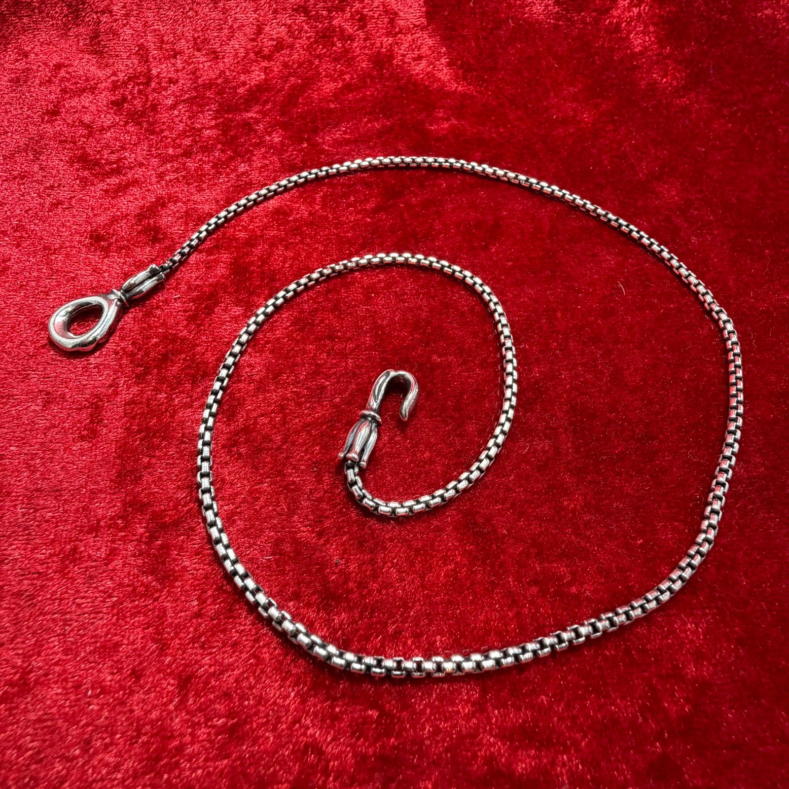 美品 MFフック ボックスチェーンM 51cmx20.2g ロンワンズ/LONE ONES