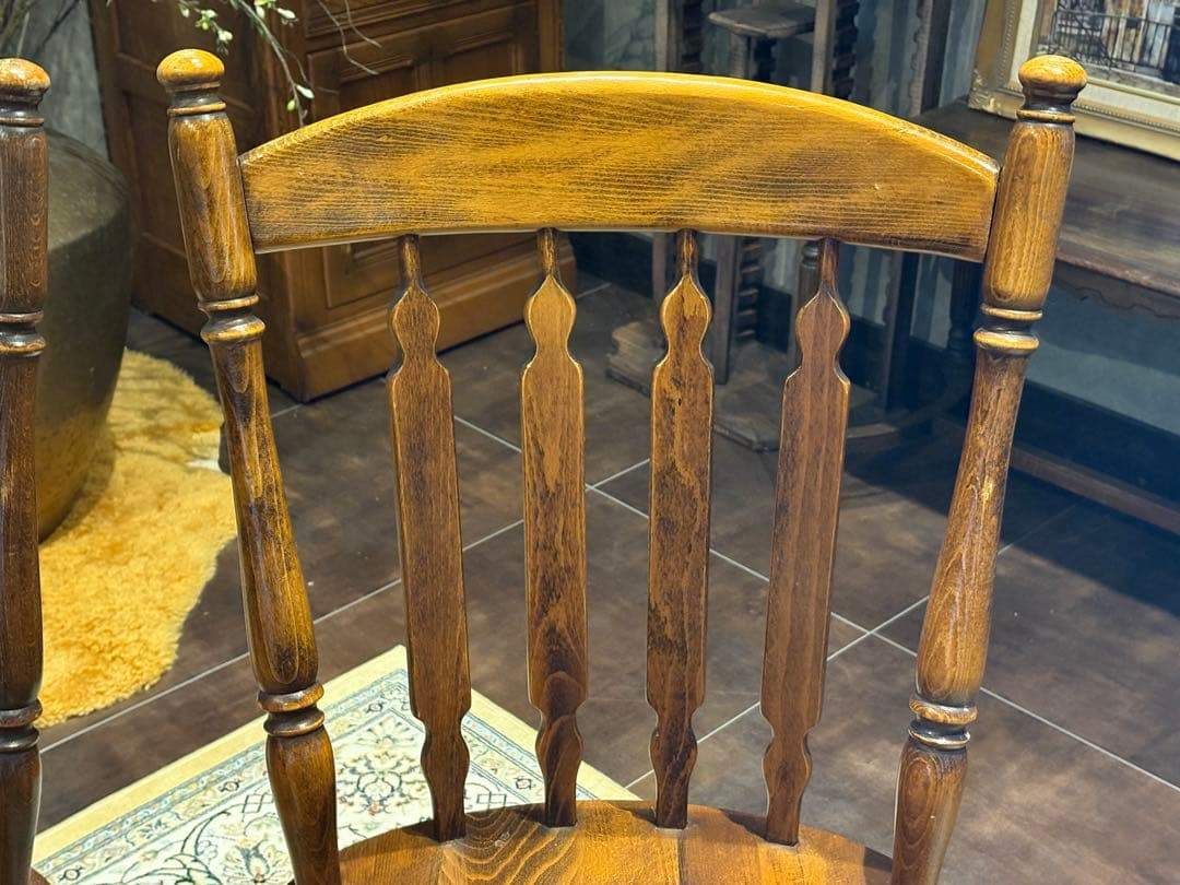 ①KOIZUMI コイズミ ウィンザーチェア ダイニングチェア ビンテージ nZ