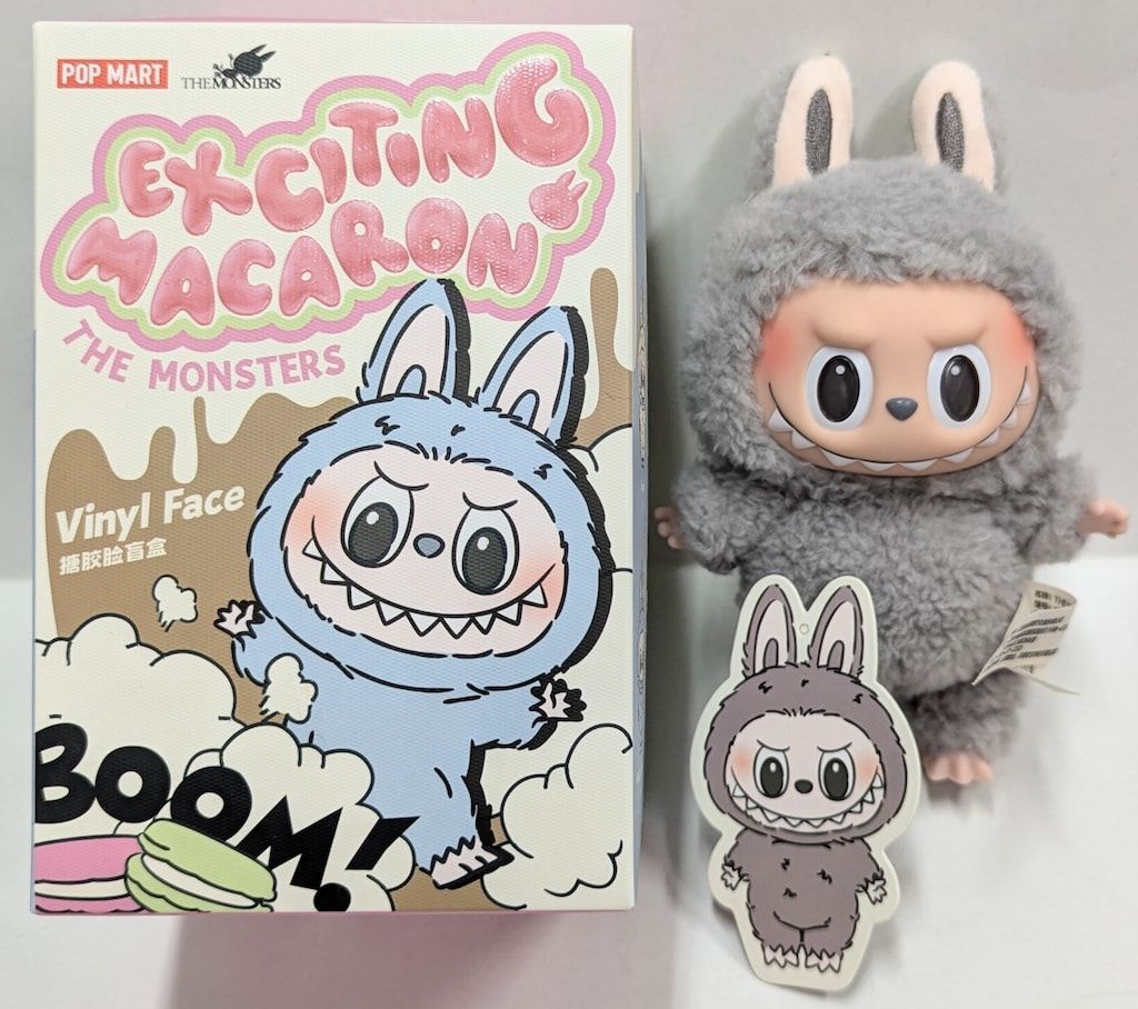 POP MART THE MONSTERS EXCITING MACARON LABUBU Sesame Bean - メルカリ