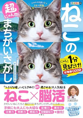 毎日脳活スペシャル 超にゃん問！ ねこのまちがいさがし まんまるお目