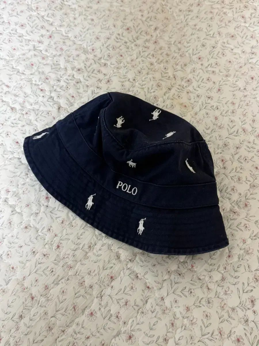 ポロ ラルフローレン パータン バケットハット ネイビー