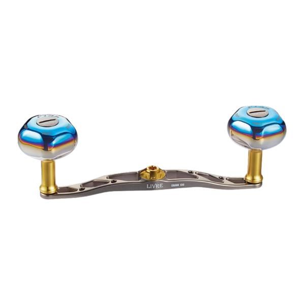 リブレ　クランク130＋PT35 チタン/ゴールド リブレ クランク 130 FRSK130-T35 右巻 シマノ用 チタン／ゴールド