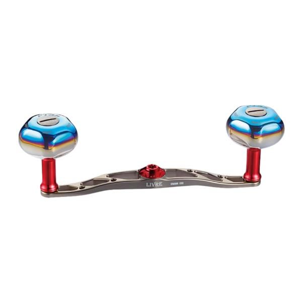 リブレ クランク130 黒鯛工房用 チタン×レッド 品番 10626