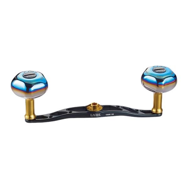 リブレ クランク130 ダイワB1用 ストア ガンメタ×ゴールド 品番 10641