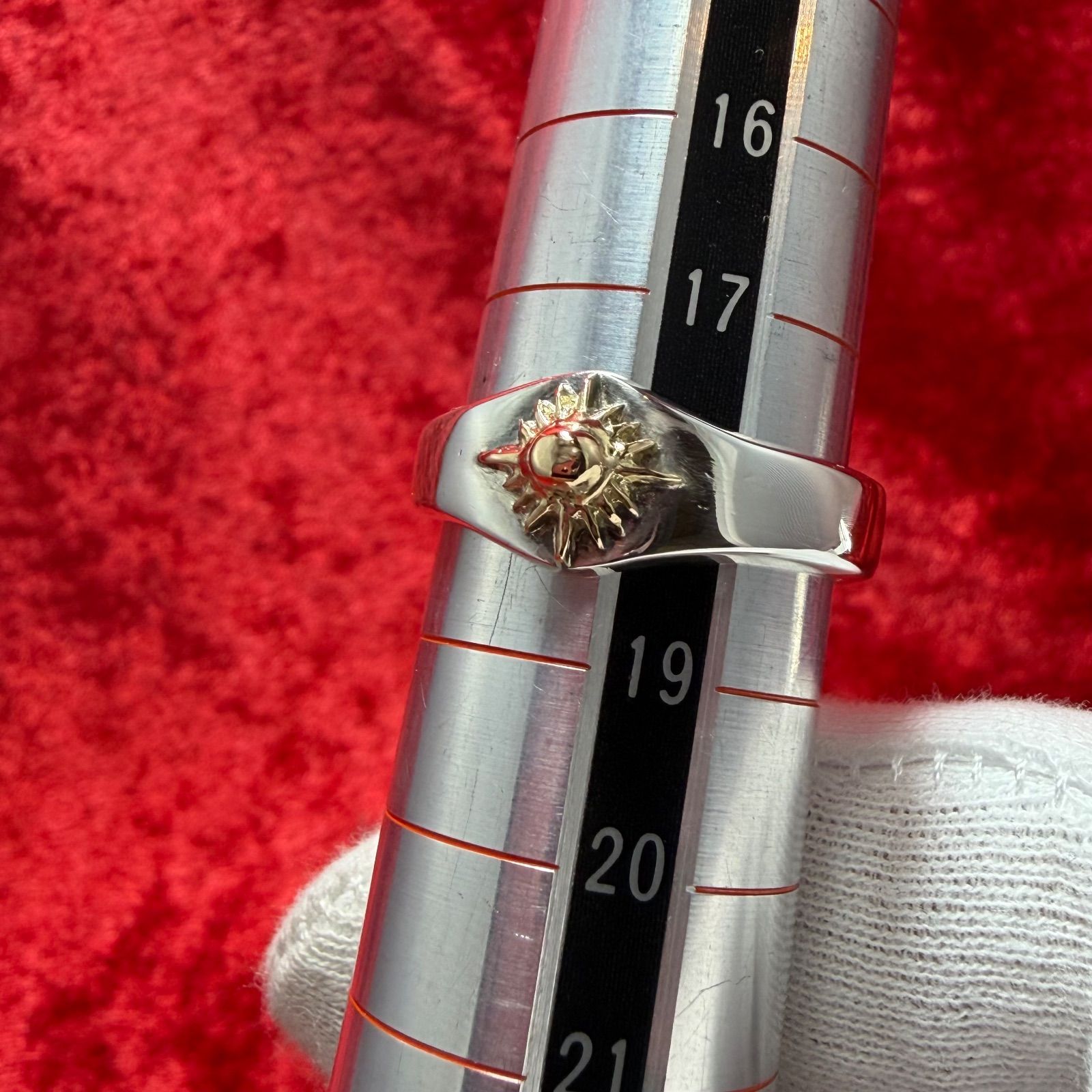 美品 太陽神 リング18号 SILVER×K18 6.3gアリゾナフリーダム/ARIZONA