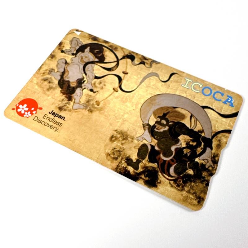 ICOCA イコカ 交通系ICカード 風神雷神 記念デザイン デポジット込み