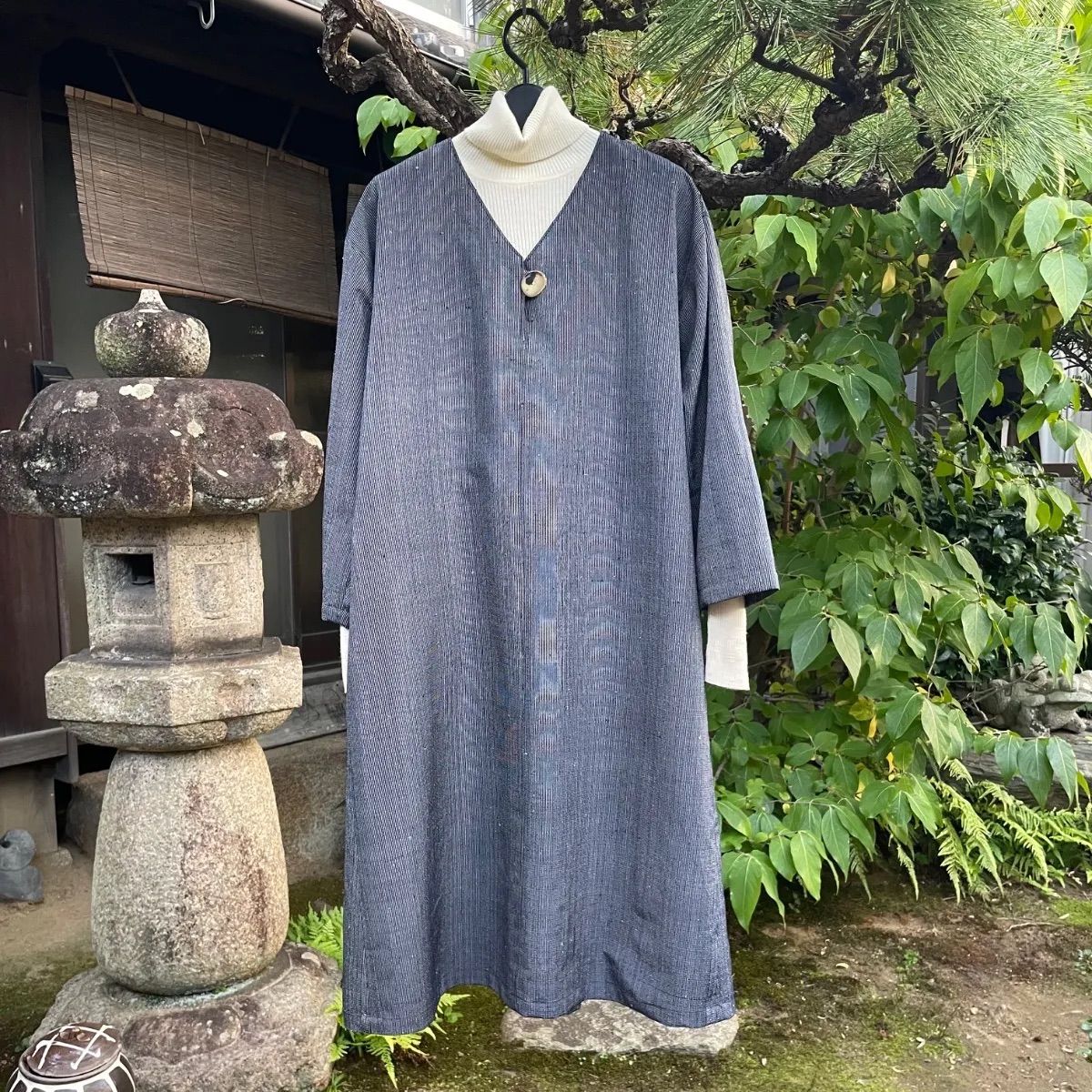 着物リメイク【1つボタンのワンピース】実寸大型紙 - メルカリ