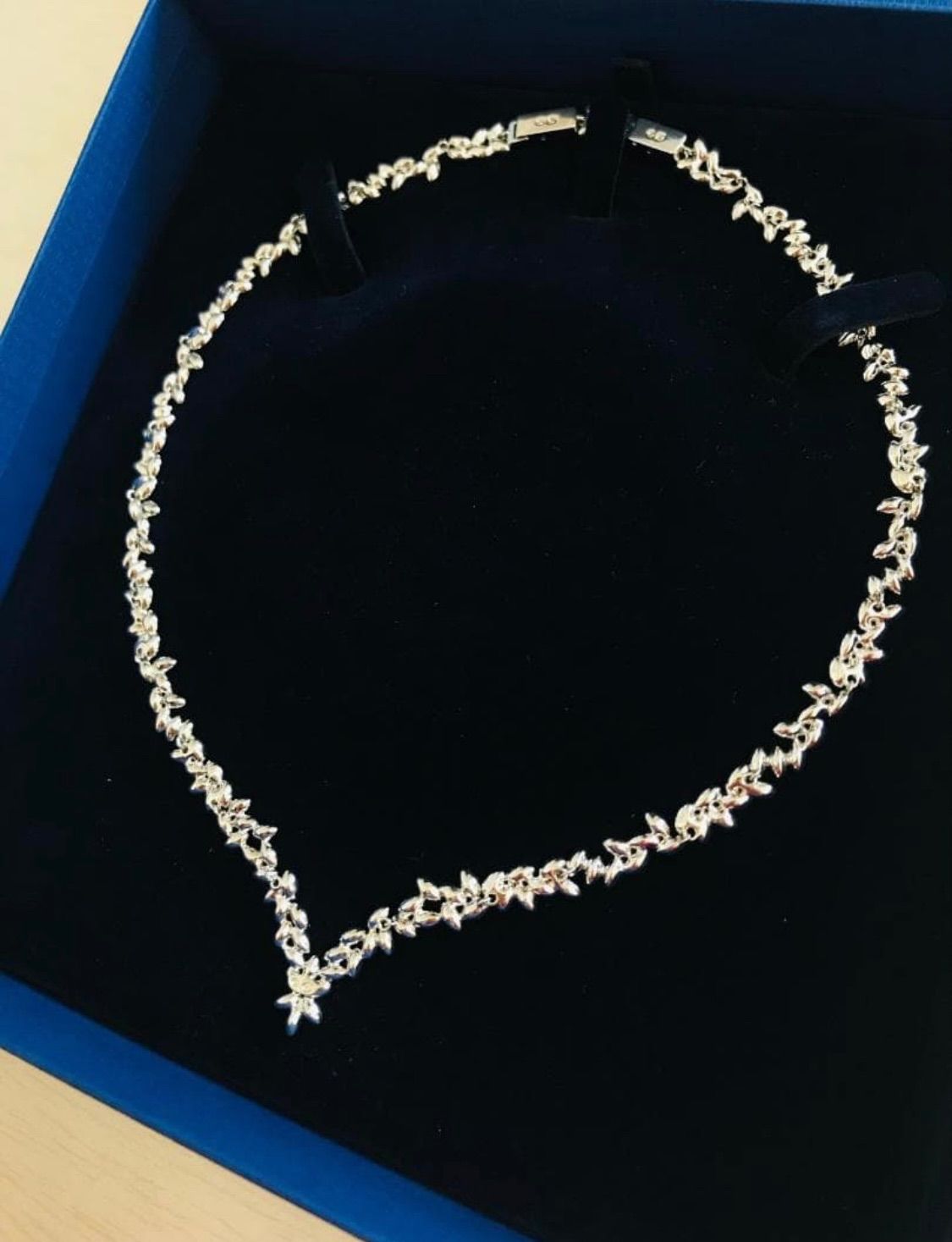 スワロフスキーSwarovskiDiapasonAll-aroundVネックレス - メルカリ