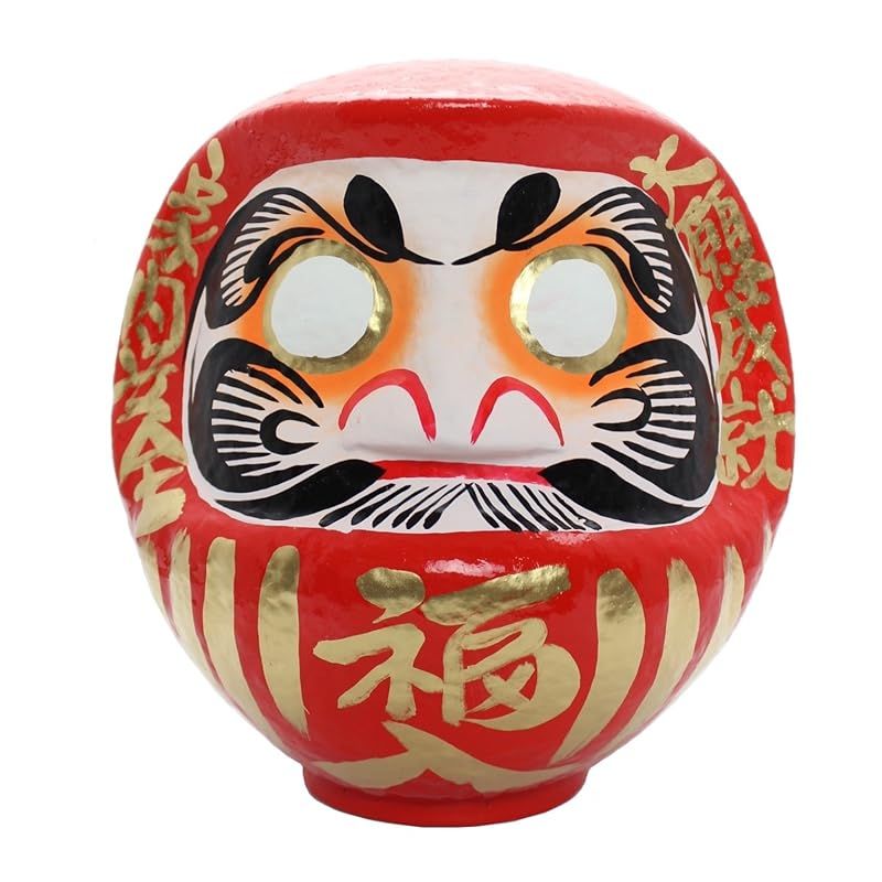 彡高崎だるま 赤 14号 40 x 37 43 cm 家内安全 大願成就 HKDM-14-RE-1 0