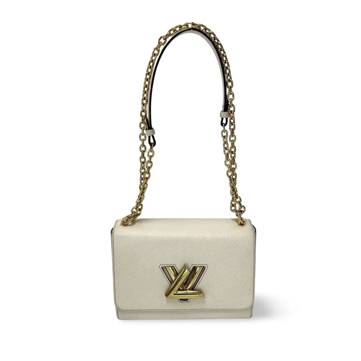 パピーズ ルイヴィトン エピ ツイスト MM チェーンバッグ クォーツ