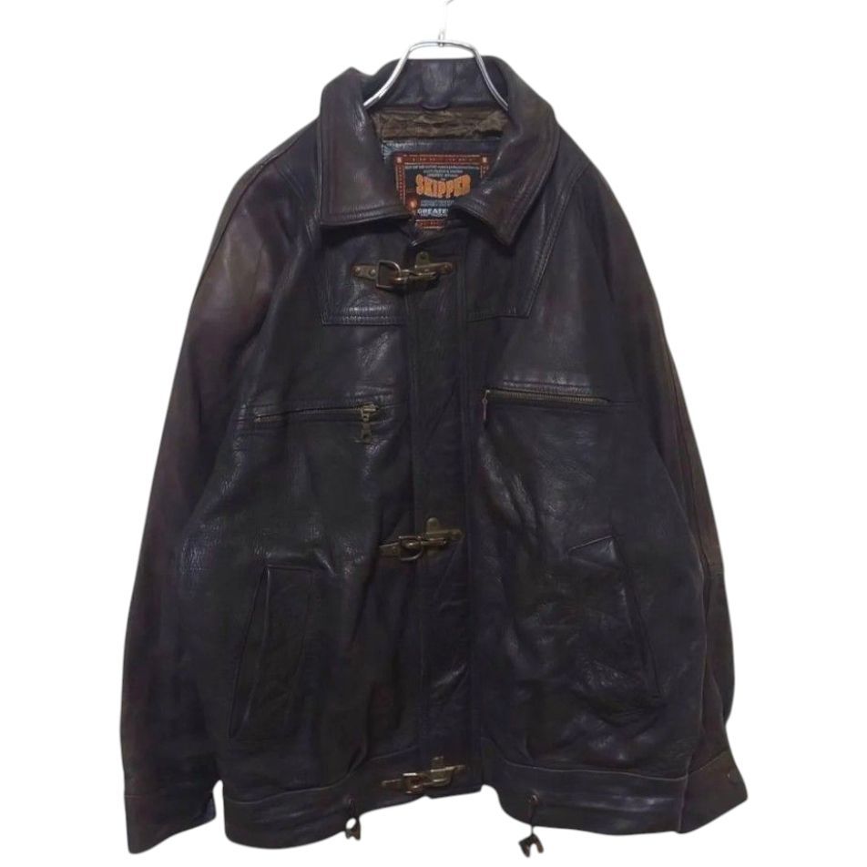 【AKASO】レザーファイアーマンジャケット A-3019 0fcf301005f534b82a83b149cbb973