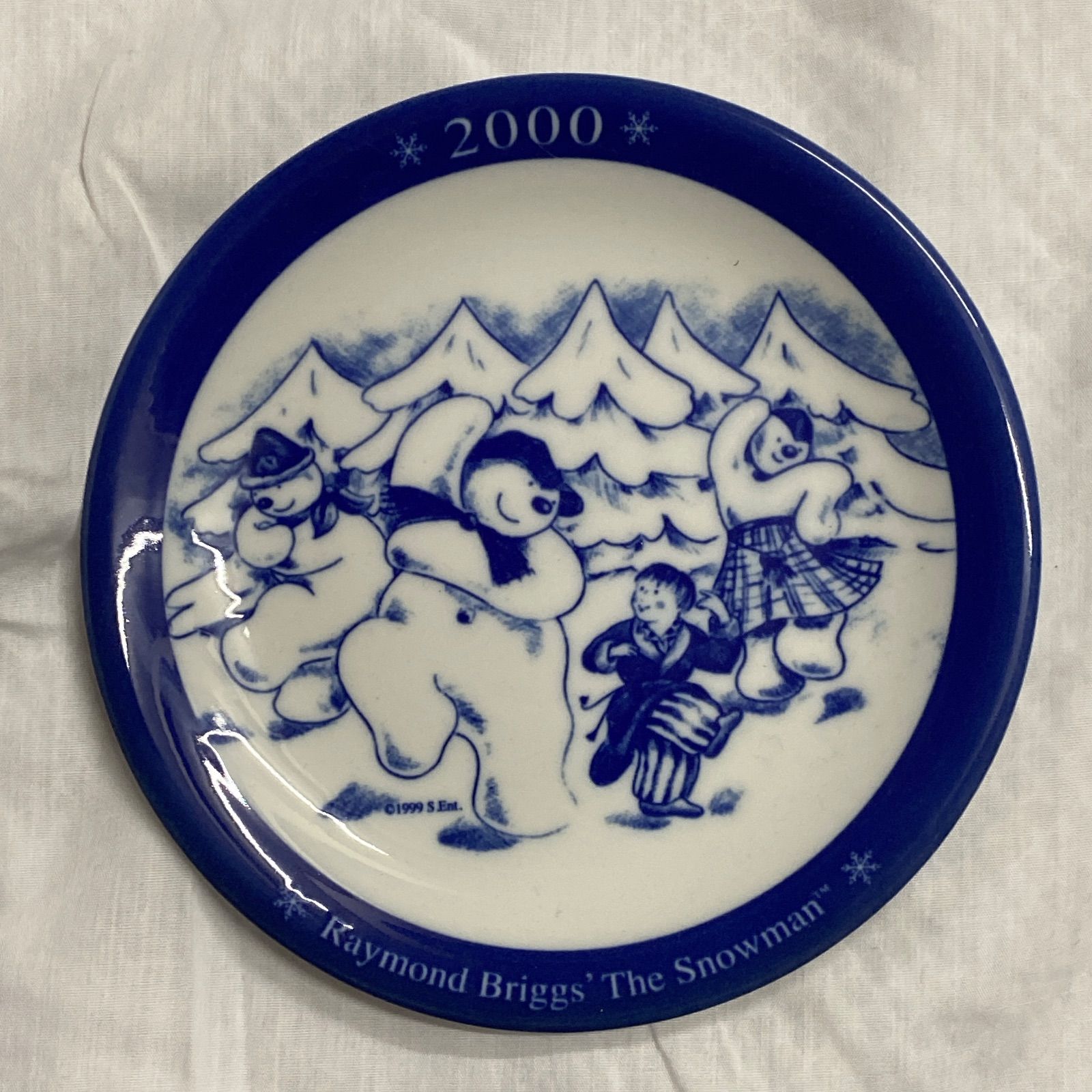 スノーマン イヤープレート 皿 ロイヤルコペンハーゲン 2000 非売品