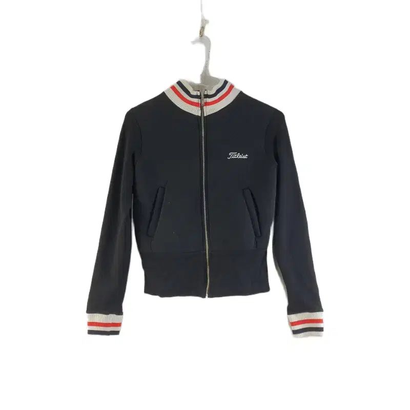 TITLEIST レディース FREE ブラック クロップド ジップアップ