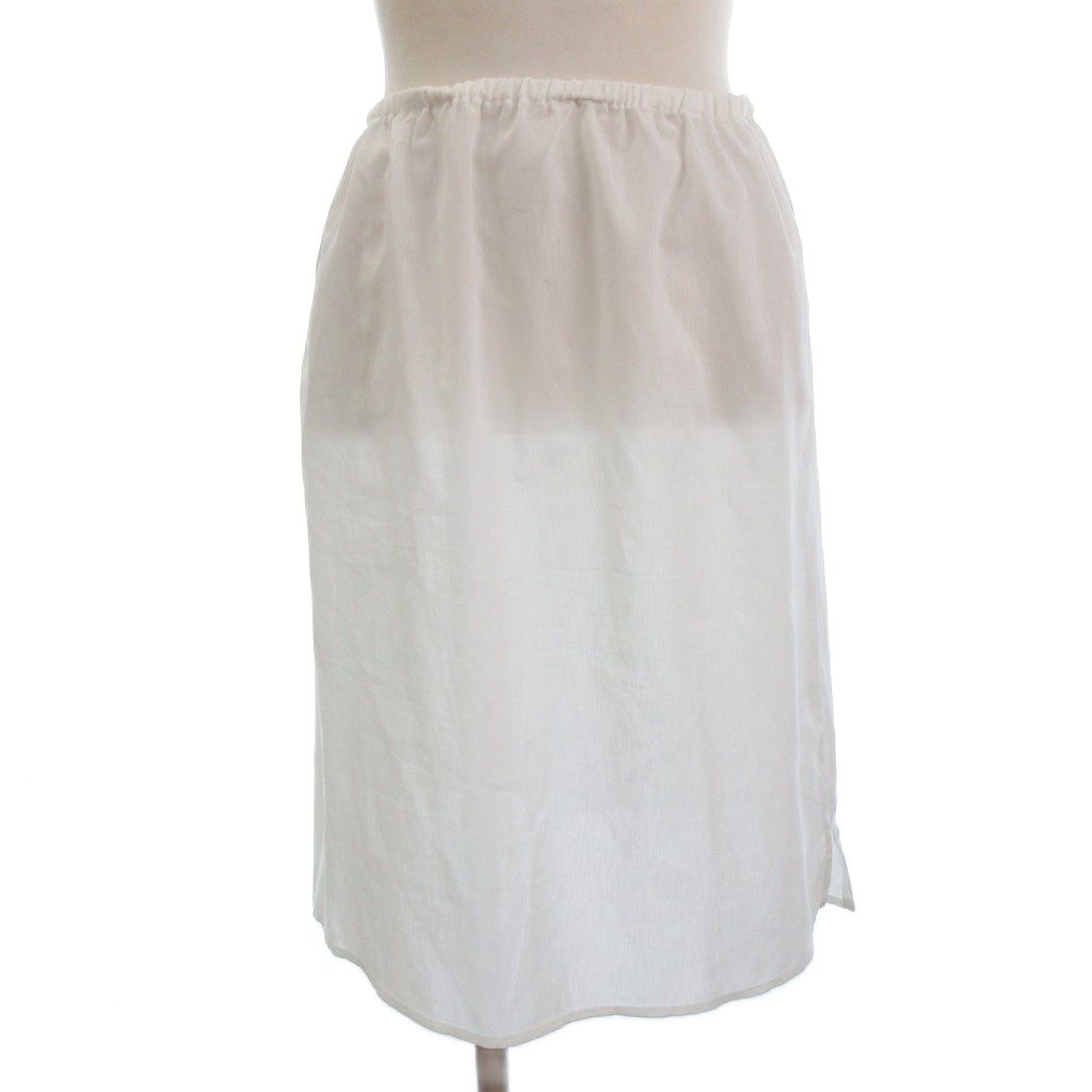 スピック&スパン Spick&Span 24SS シアーギンガムチェックスカート