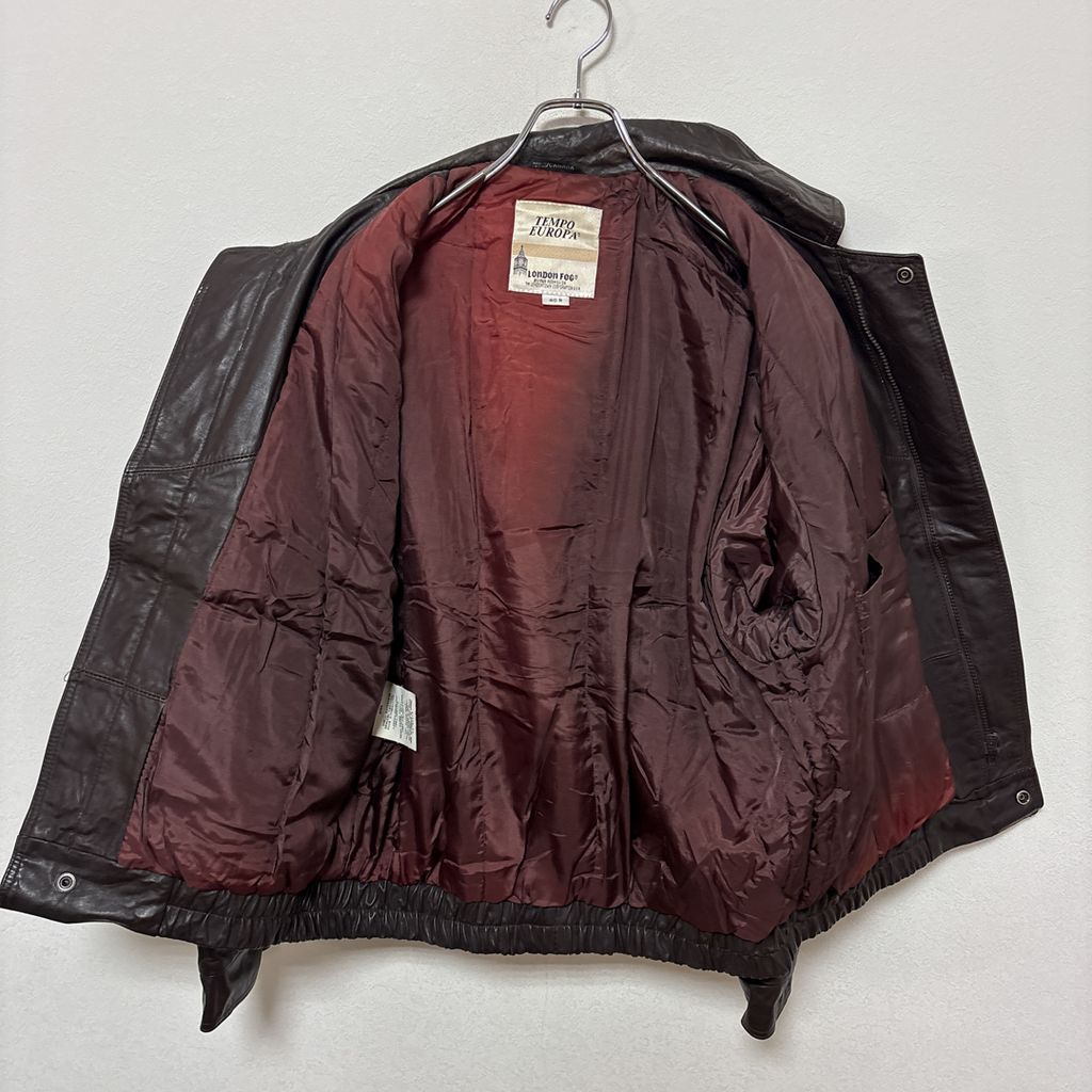 LONDON FOG】 TEMPO EUROPA 80s 本革 レザージャケット S-3638 - メルカリ