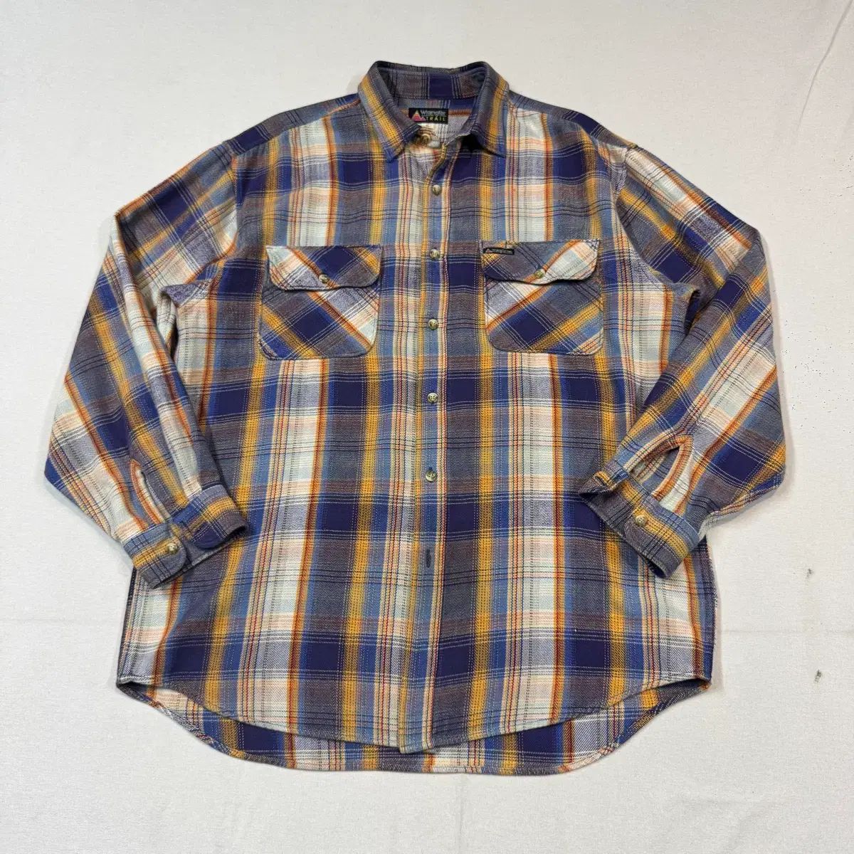 XL Wrangler Trail ラングラー フランネル オンブレ チェック シャツ