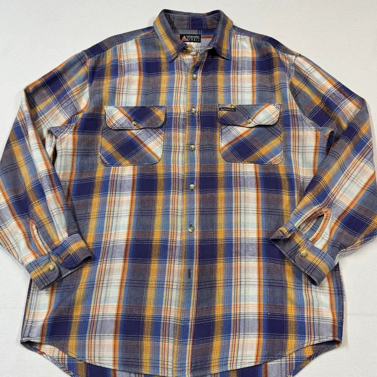 XL Wrangler Trail ラングラー フランネル オンブレ チェック シャツ