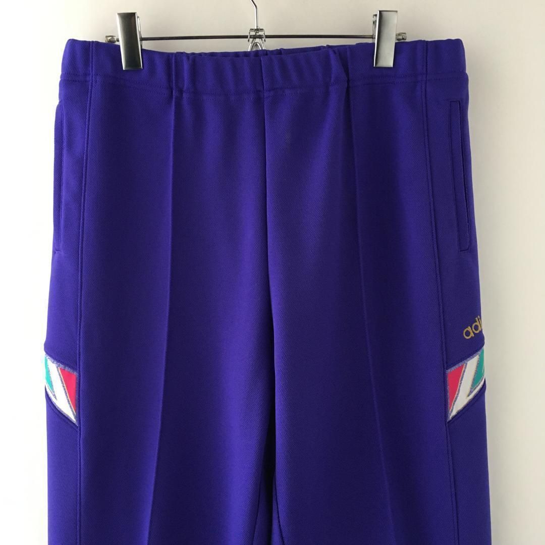 90s adidas トラックパンツ ジャージ XO 刺繍ロゴ デサント - メルカリ