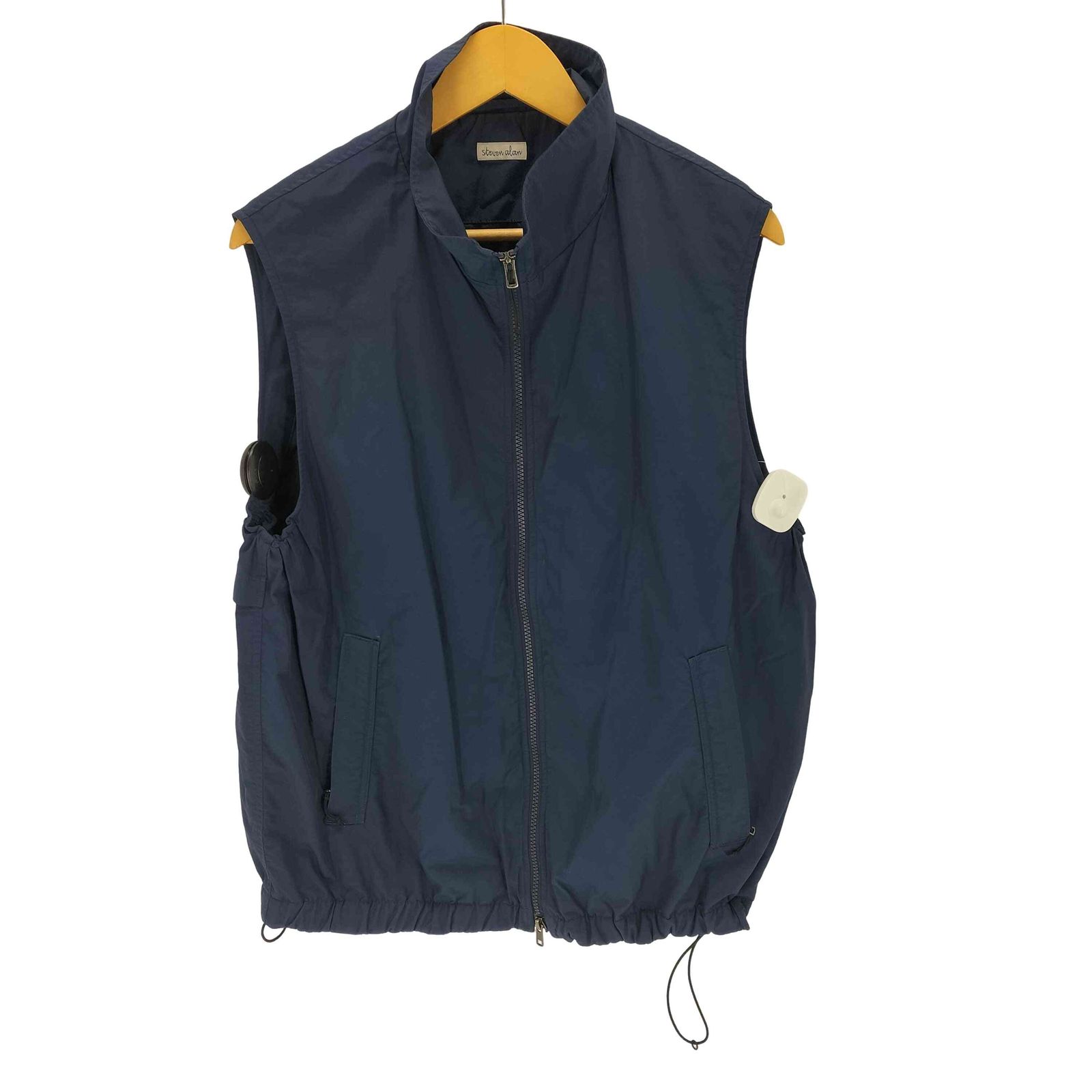 スティーブンアラン Steven Alan 23AW COTTON NYLON ZIP STAND VEST 